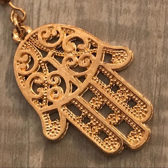 Hamsa Earrings - Picture 2 of 6